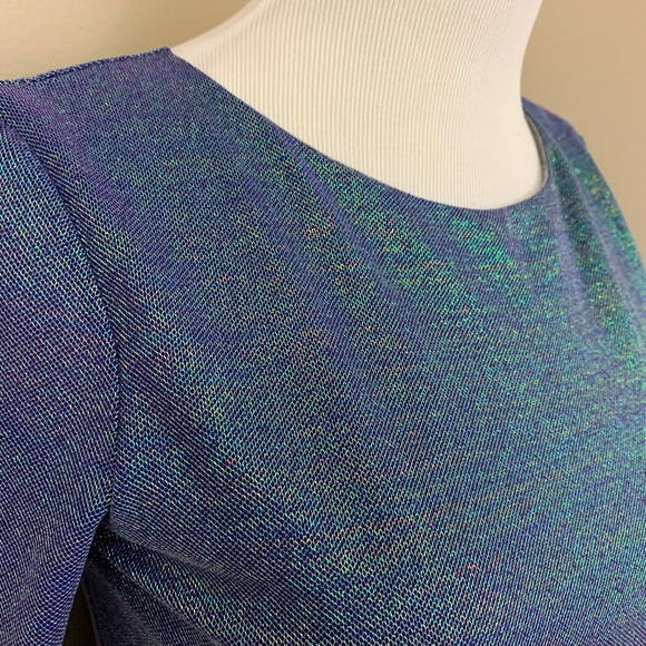 Tildon metallic mesh colorshift/mermaid vibe dress - Picture 8 of 8